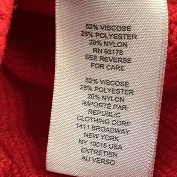 Philosophy cable knit sweater. Women’s size XS/TP. Red apple. NWT - Picture 11 of 11